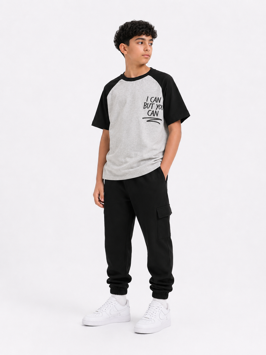 I can raglan teshirt