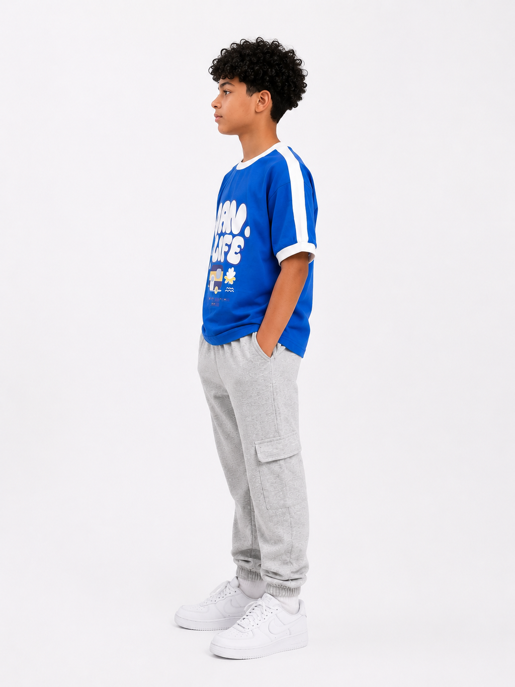 Boxy summer van stripe teshirt