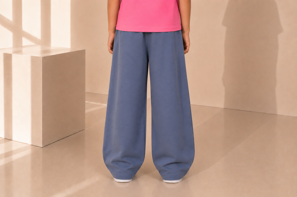 Flared wide leg pant