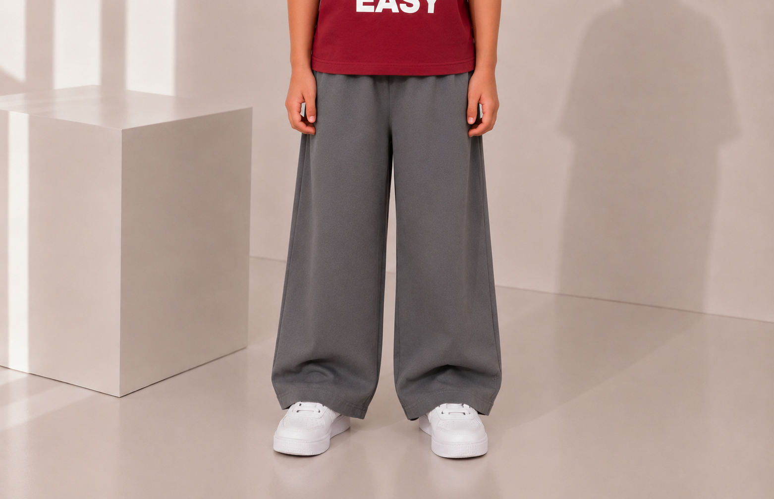 Flared wide leg pant