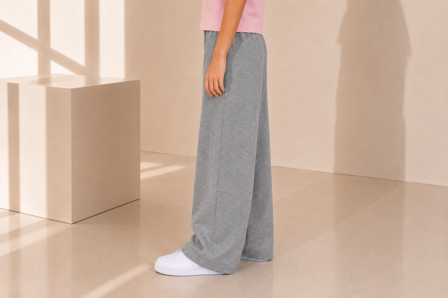 Flared wide leg pant