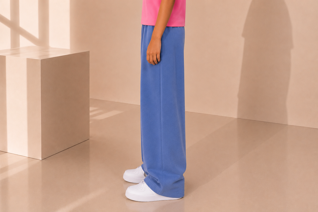Flared wide leg pant