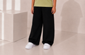Flared wide leg pant