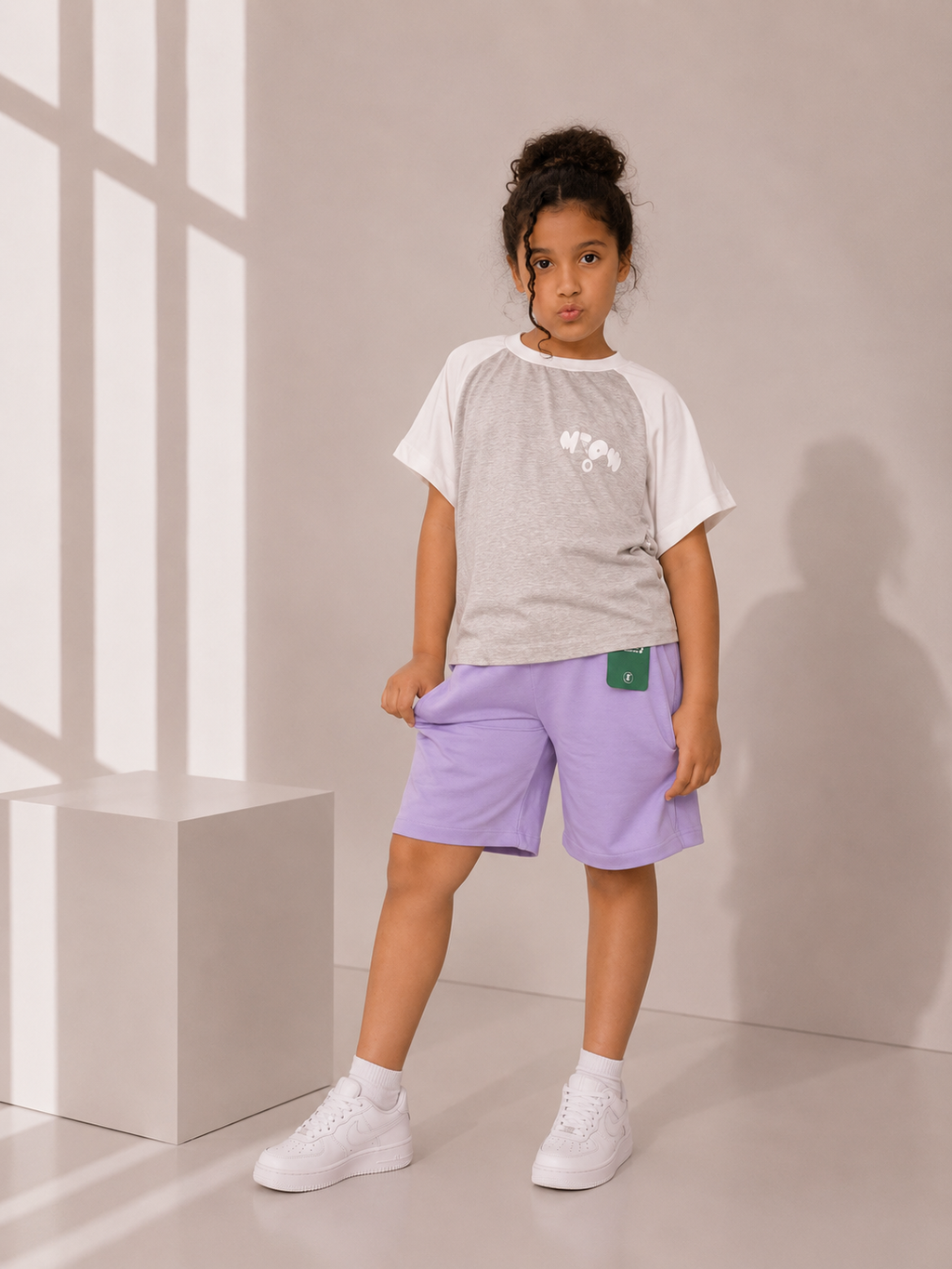 Moon mode raglan teshirt