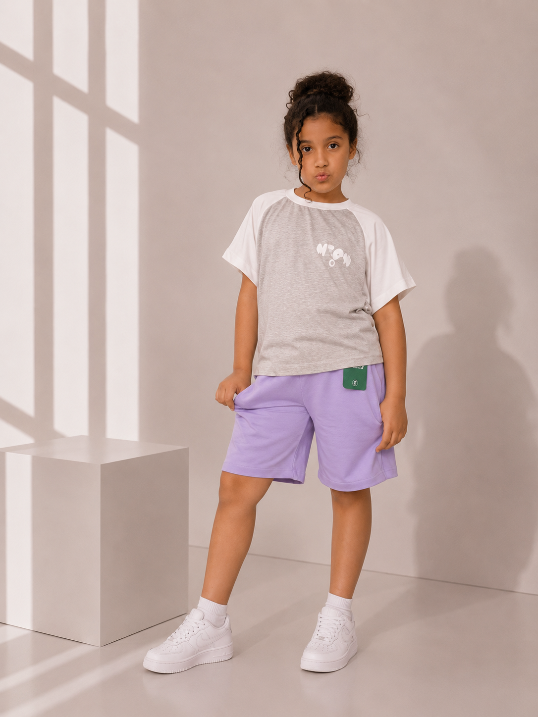 Moon mode raglan teshirt