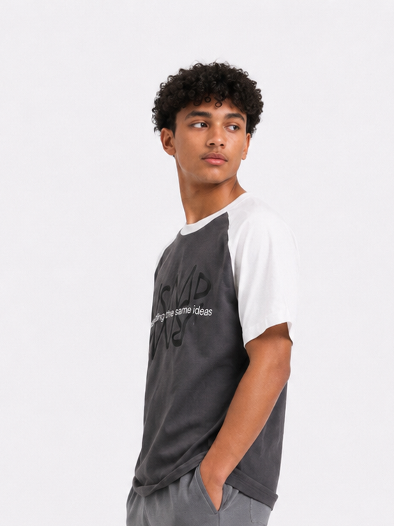 Raglan grey shadow teshirt