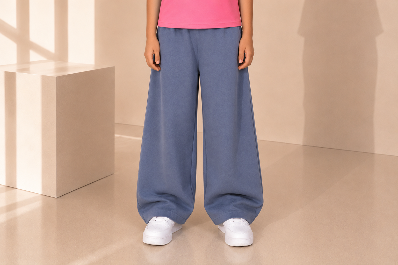 Flared wide leg pant