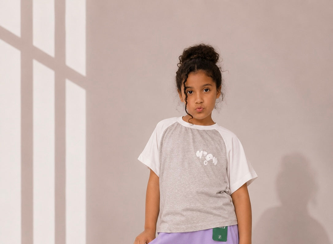 Moon mode raglan teshirt