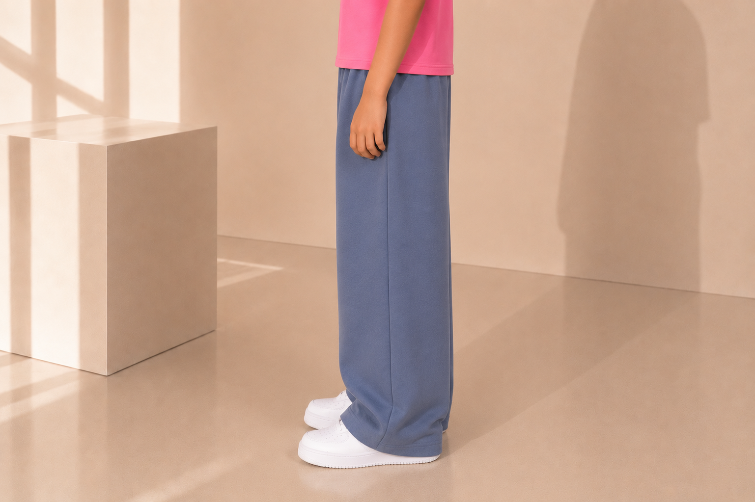 Flared wide leg pant