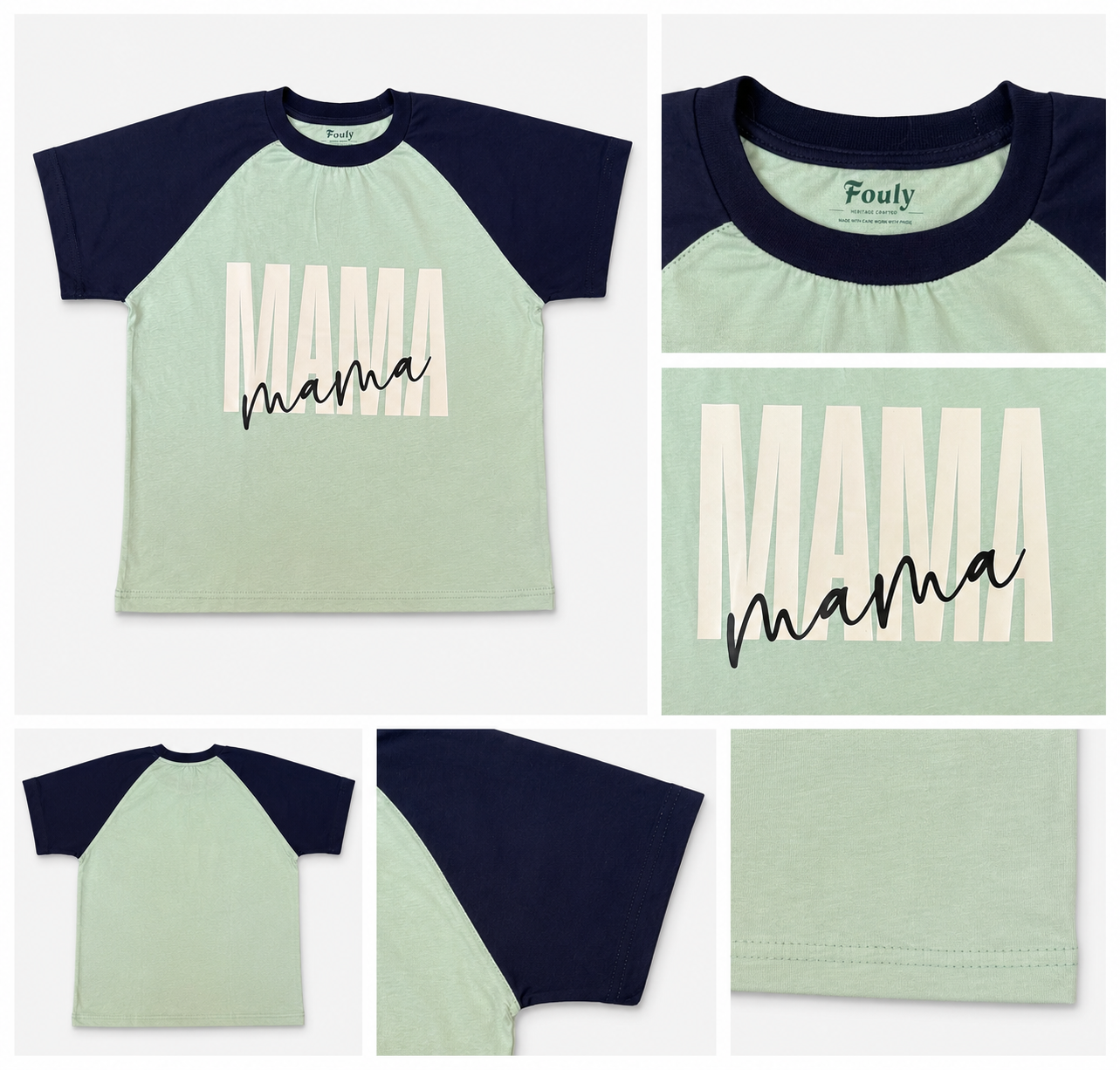 Mint mama raglan teshirt
