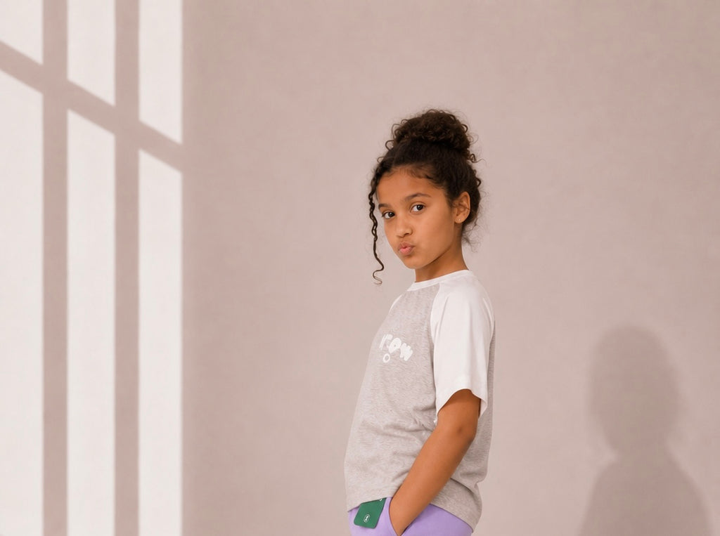 Moon mode raglan teshirt