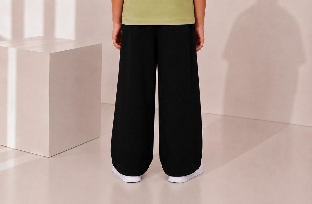 Flared wide leg pant