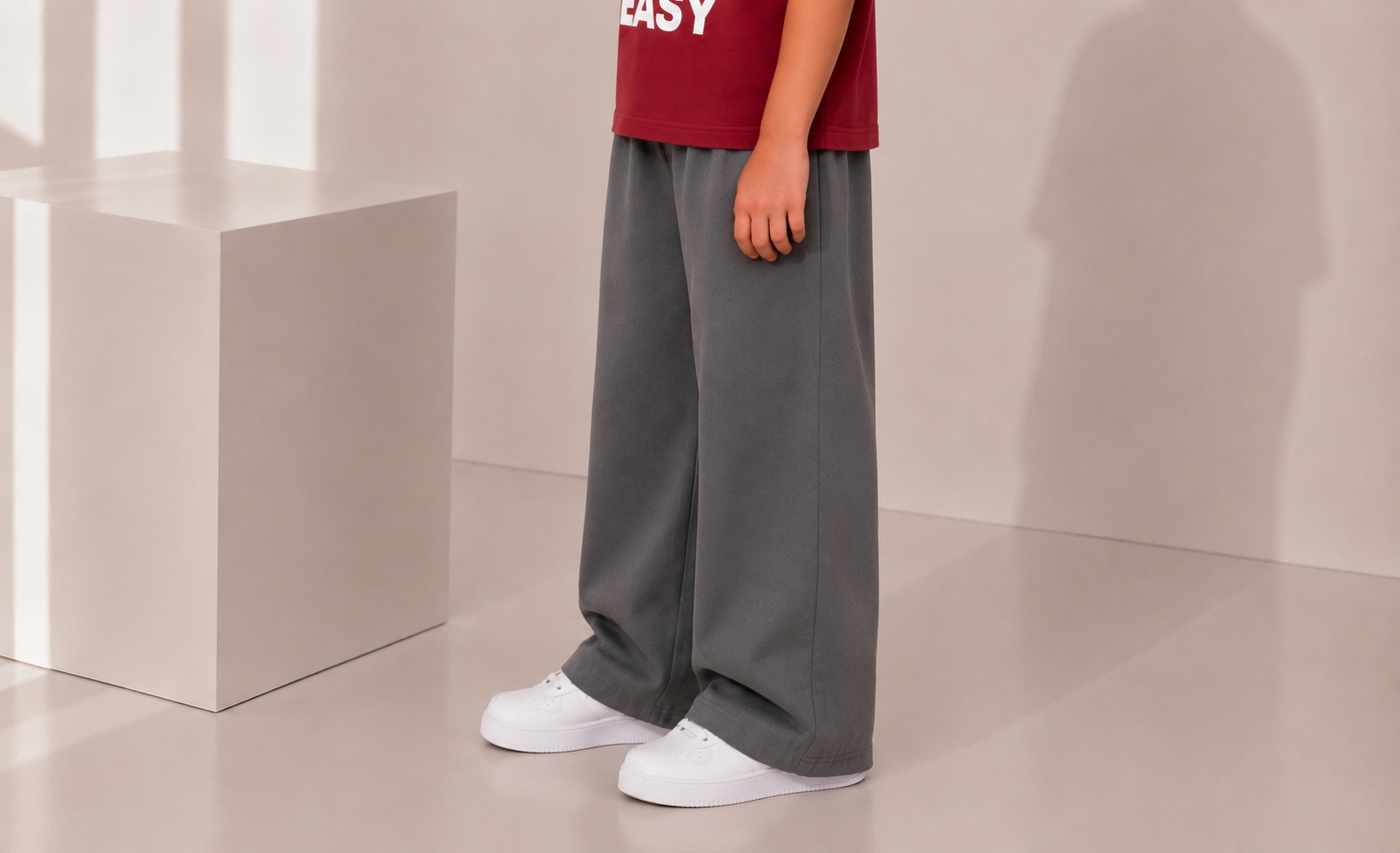Flared wide leg pant
