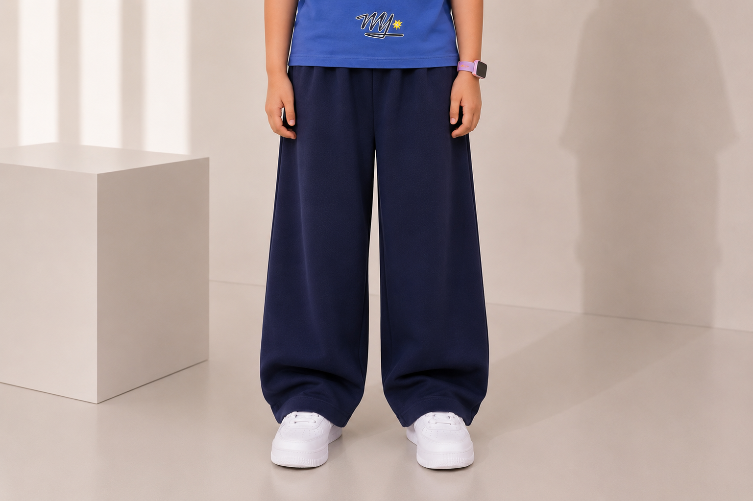 Flared wide leg pant