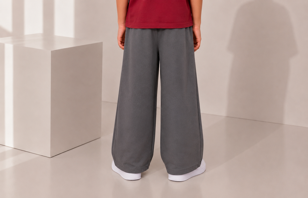 Flared wide leg pant