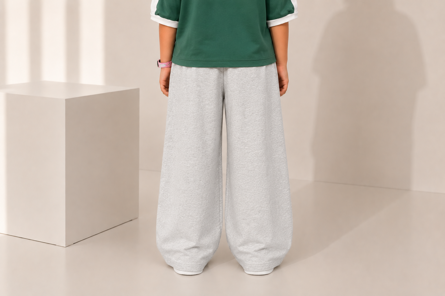 Flared wide leg pant