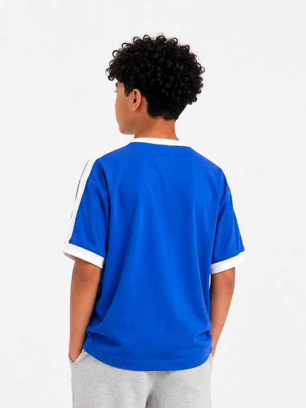 Boxy summer van stripe teshirt