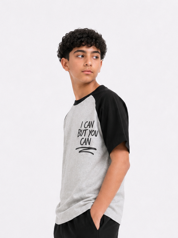 I can raglan teshirt