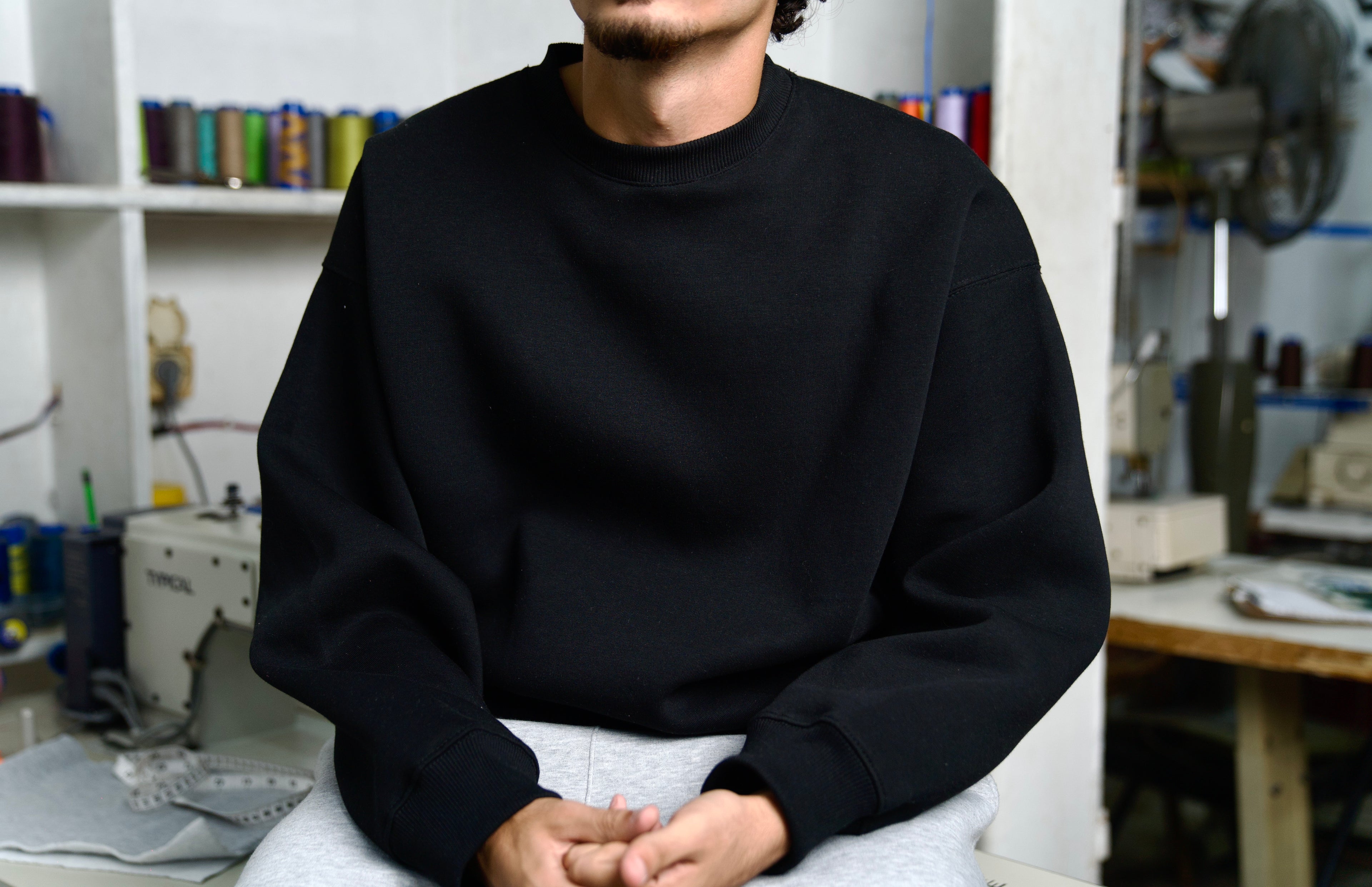 Crew neck sweatshirt