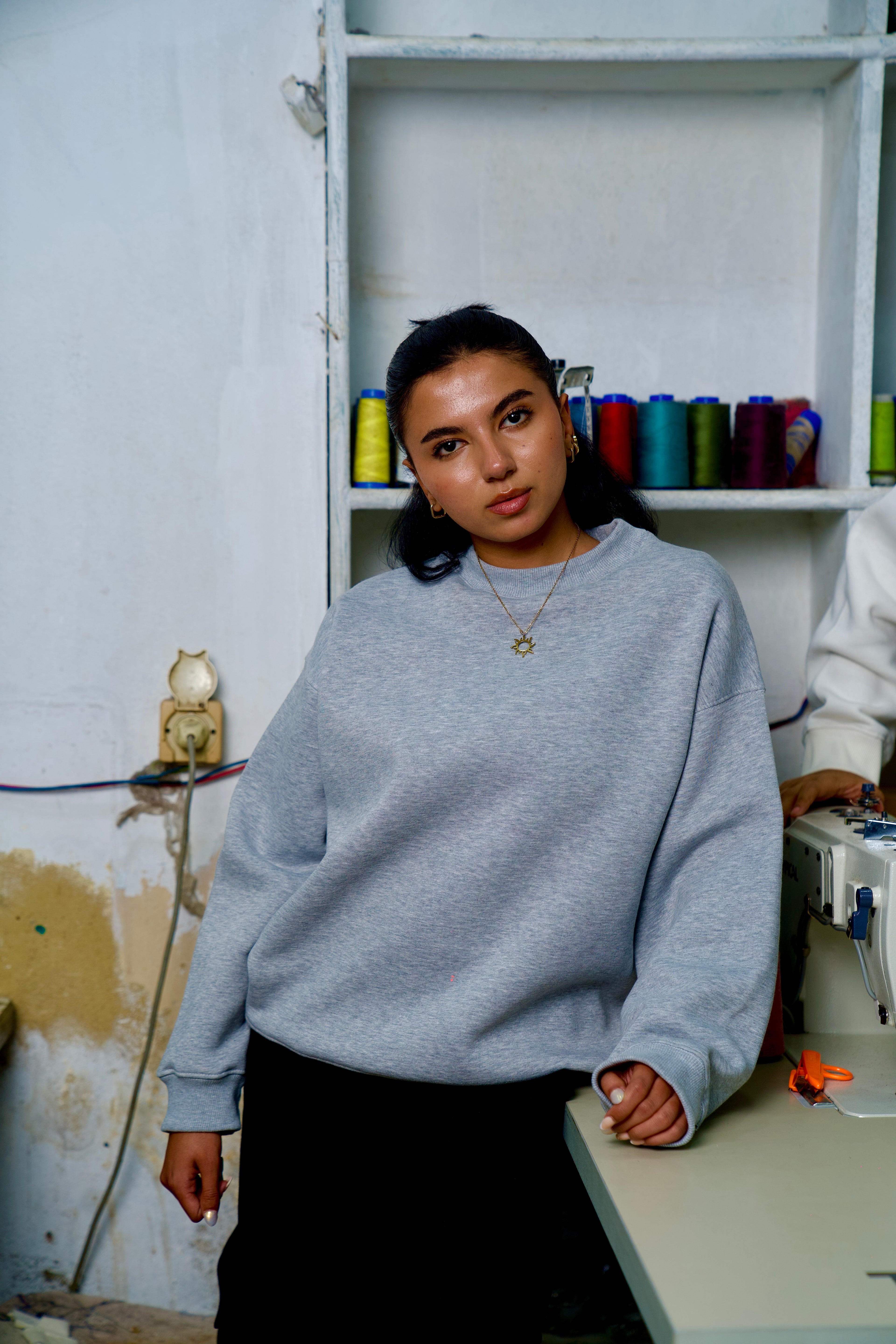 Crew neck sweatshirt