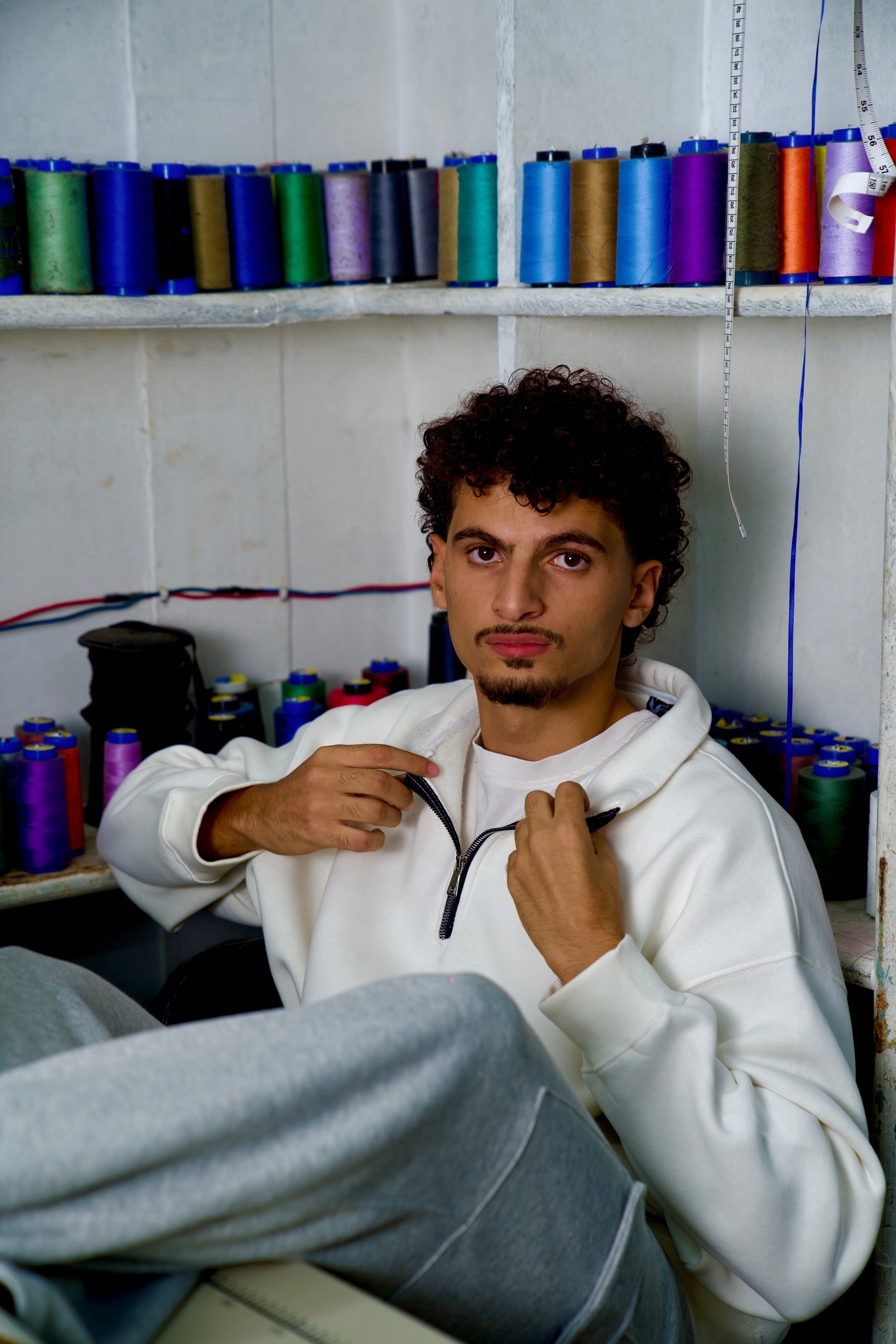 Quarter zip_up sweatshirt